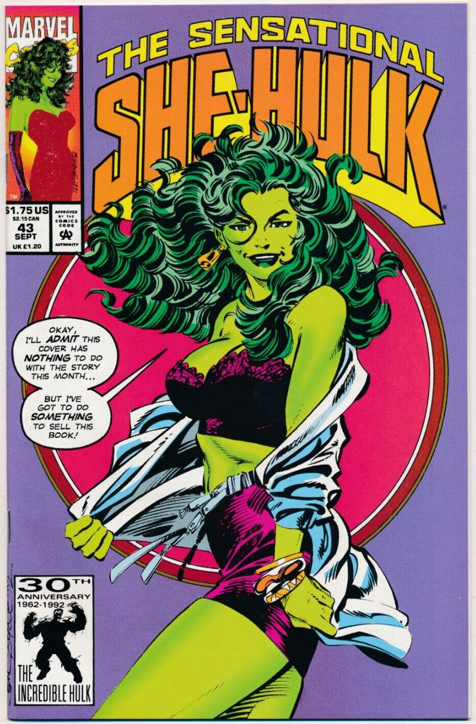The Sensational She-Hulk (Marvel, 1989 series) #43 VF/NM