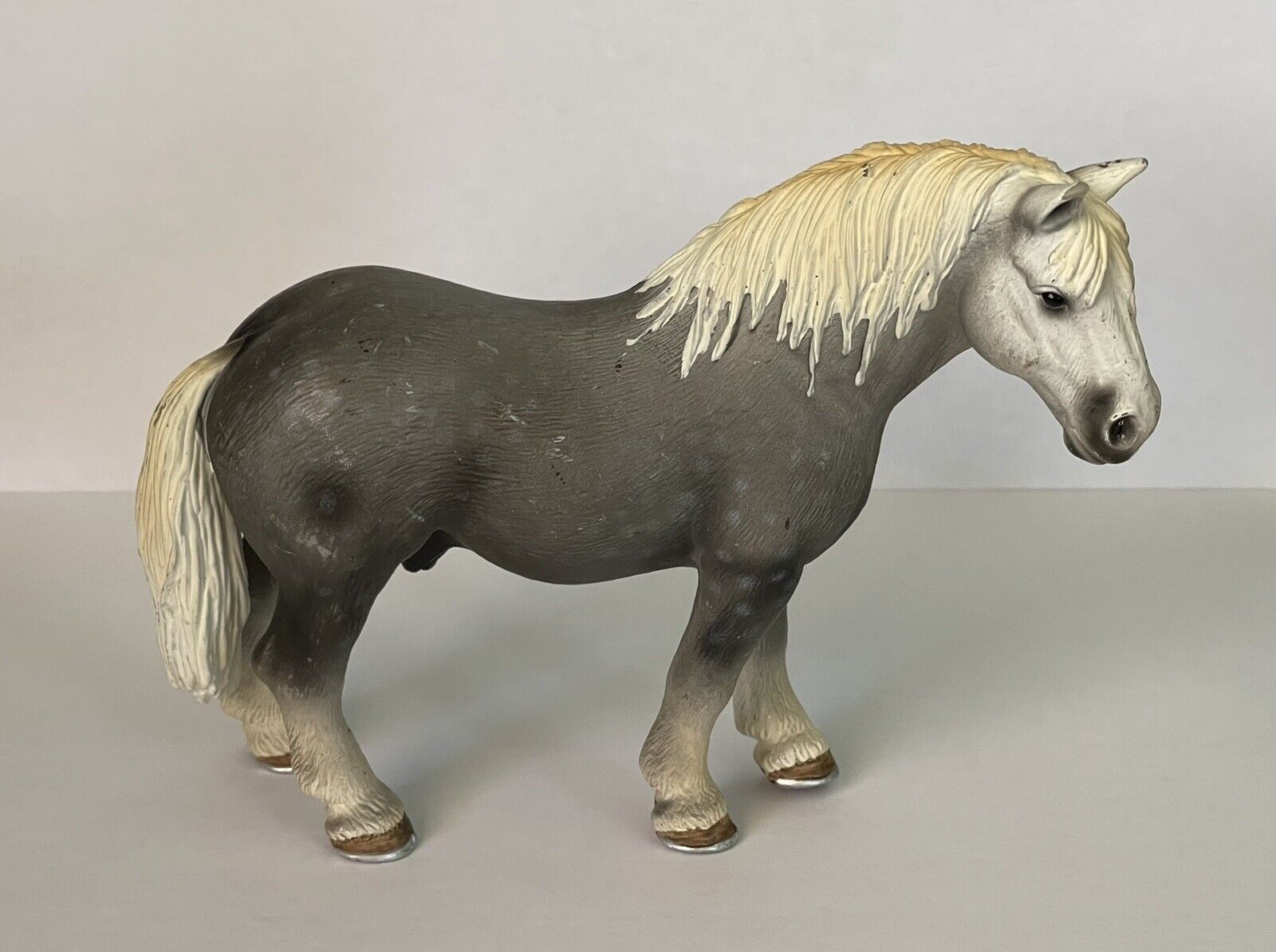 Schleich Horse PERCHERON STALLION Dapple Grey Figure 2006