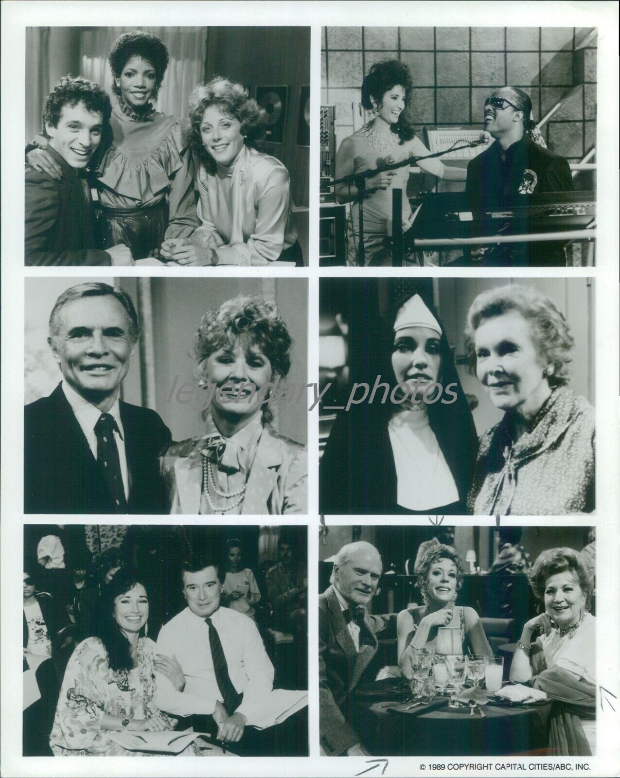1989 Six Images of Stars from All My Children Original News Service Photo