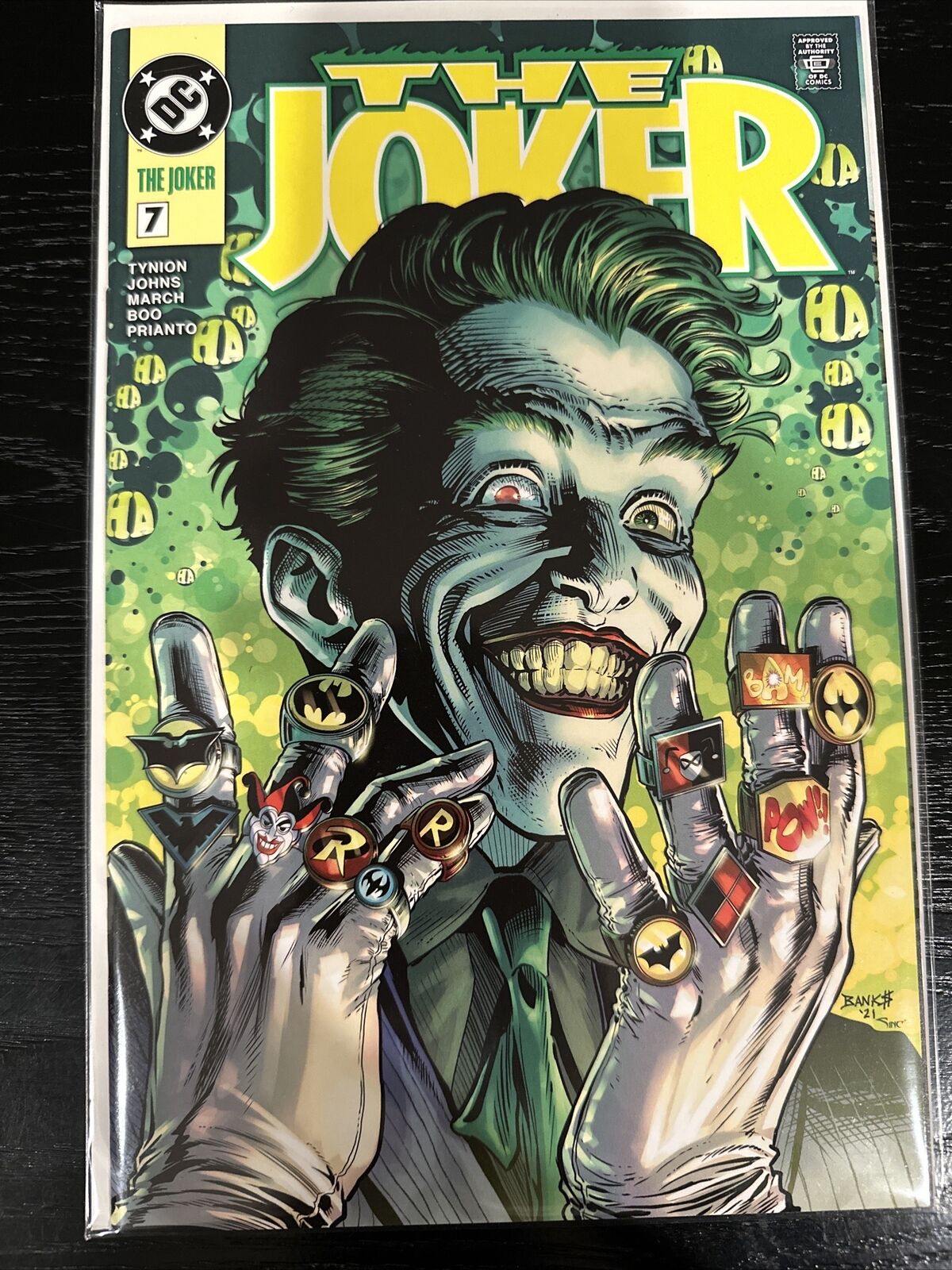 The Joker #7 Darryl Banks Green Lantern Homage Exclusive Cover HIGH GRADE