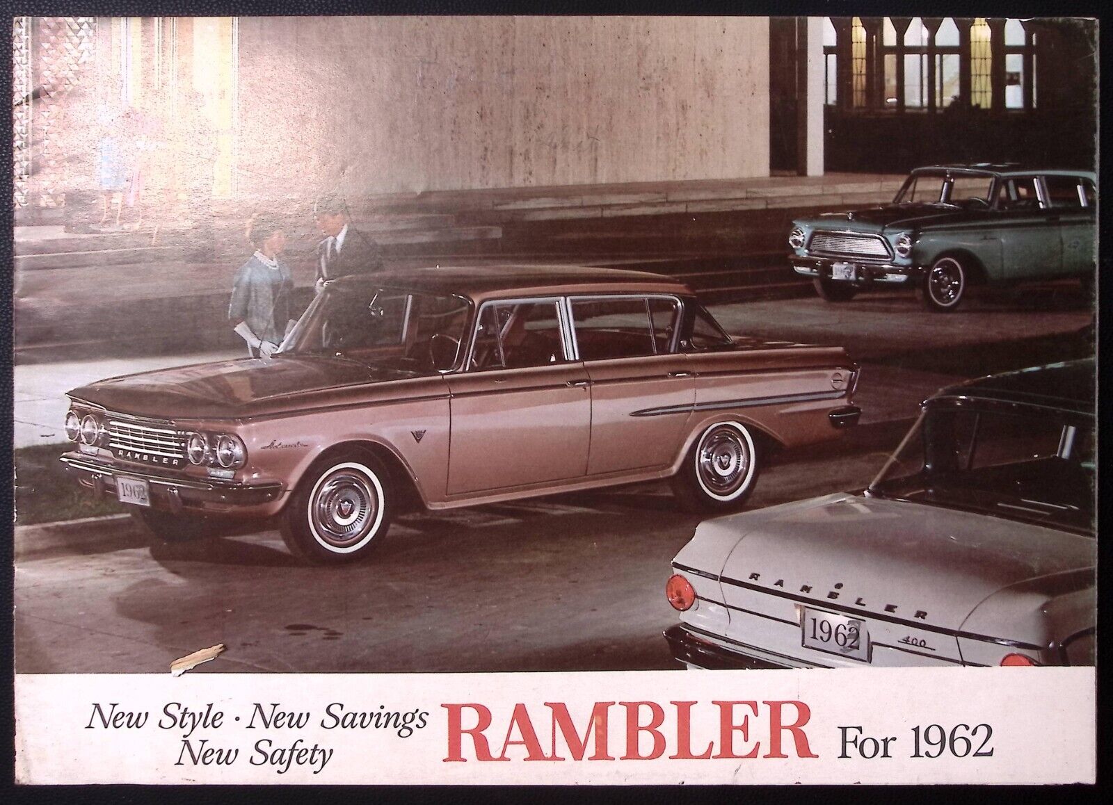 1962 AMC RAMBLER DEALERSHIP SALES BROCHURE FULL LINEUP INC CONVERTIBLE  W50