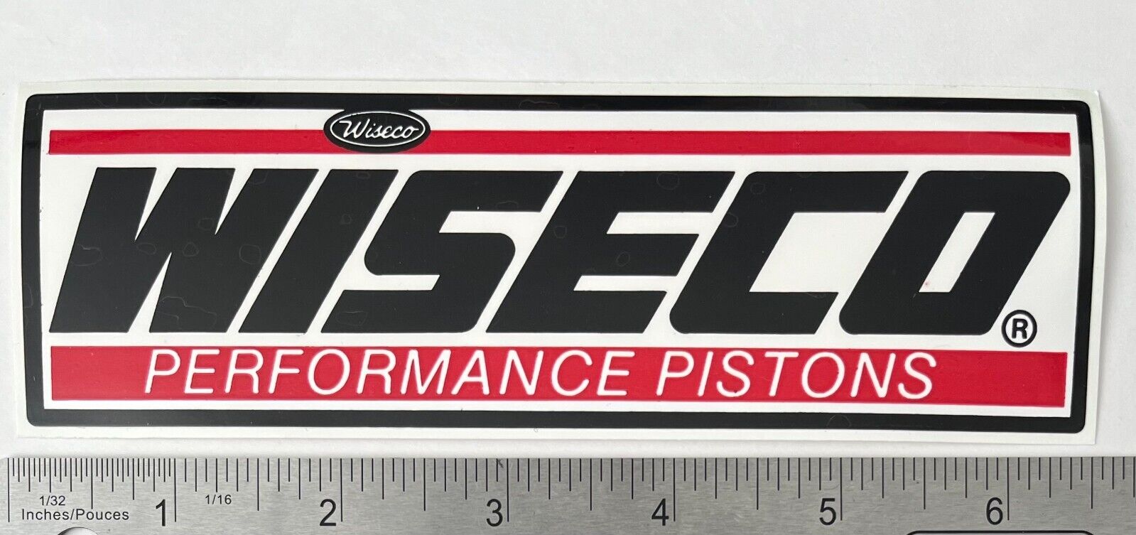 Wiseco Performance Pistons - Vintage Automotive Racing Sticker 6-3/8\