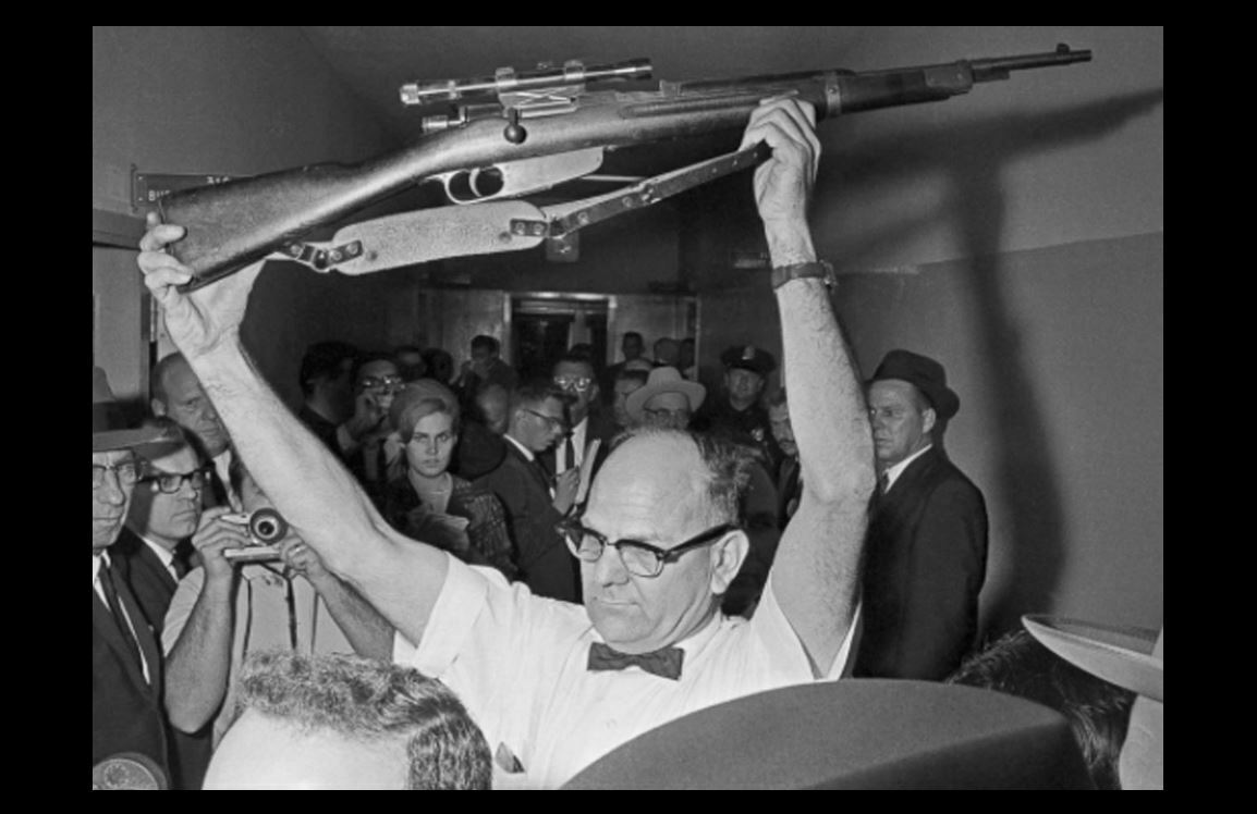 Lee Harvey Oswald Rifle PHOTO John F Kennedy Assassination Dallas Police