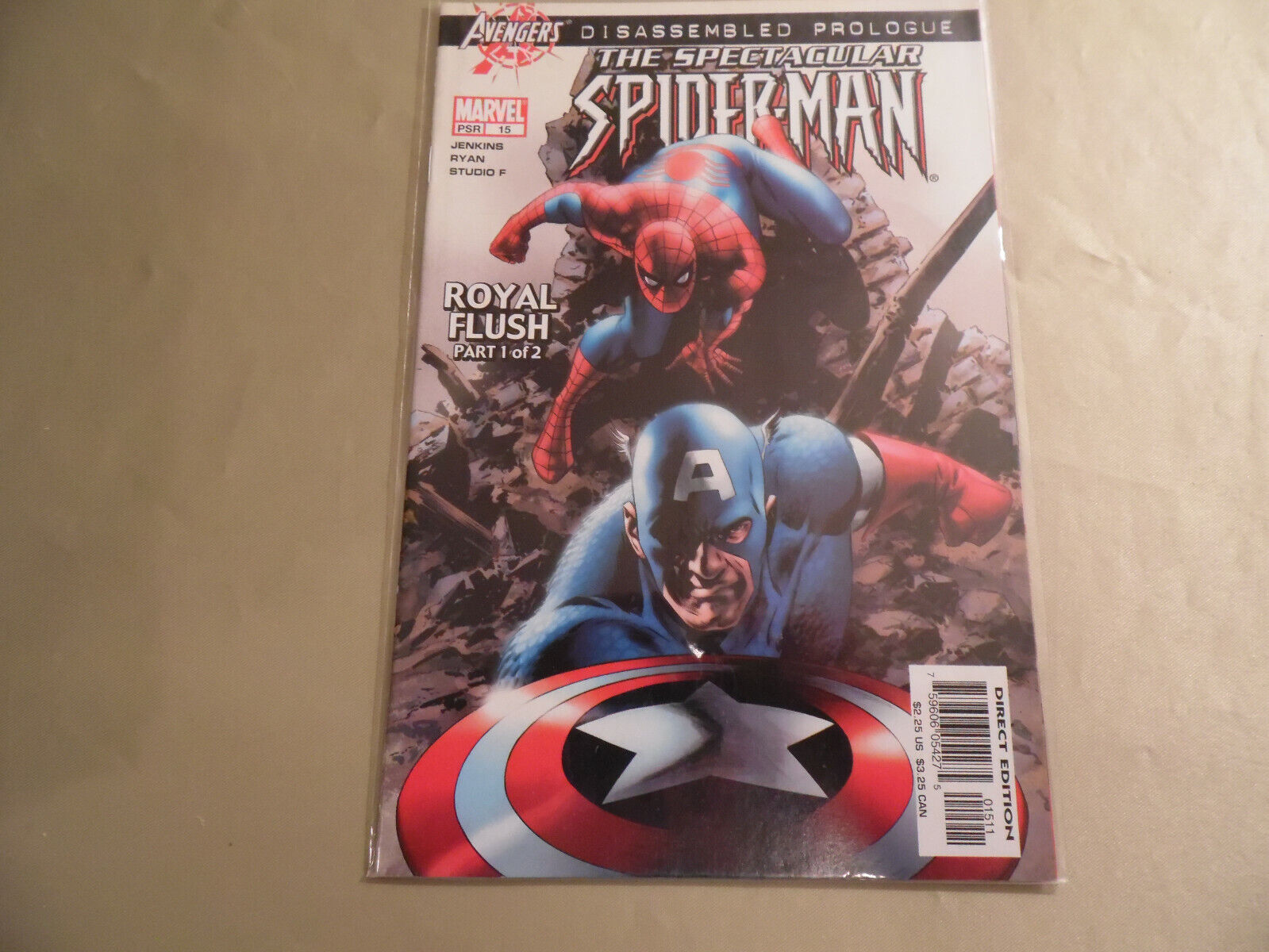 Spectacular Spiderman #15 (Marvel 2004) Disassembled / Free Domestic Shipping