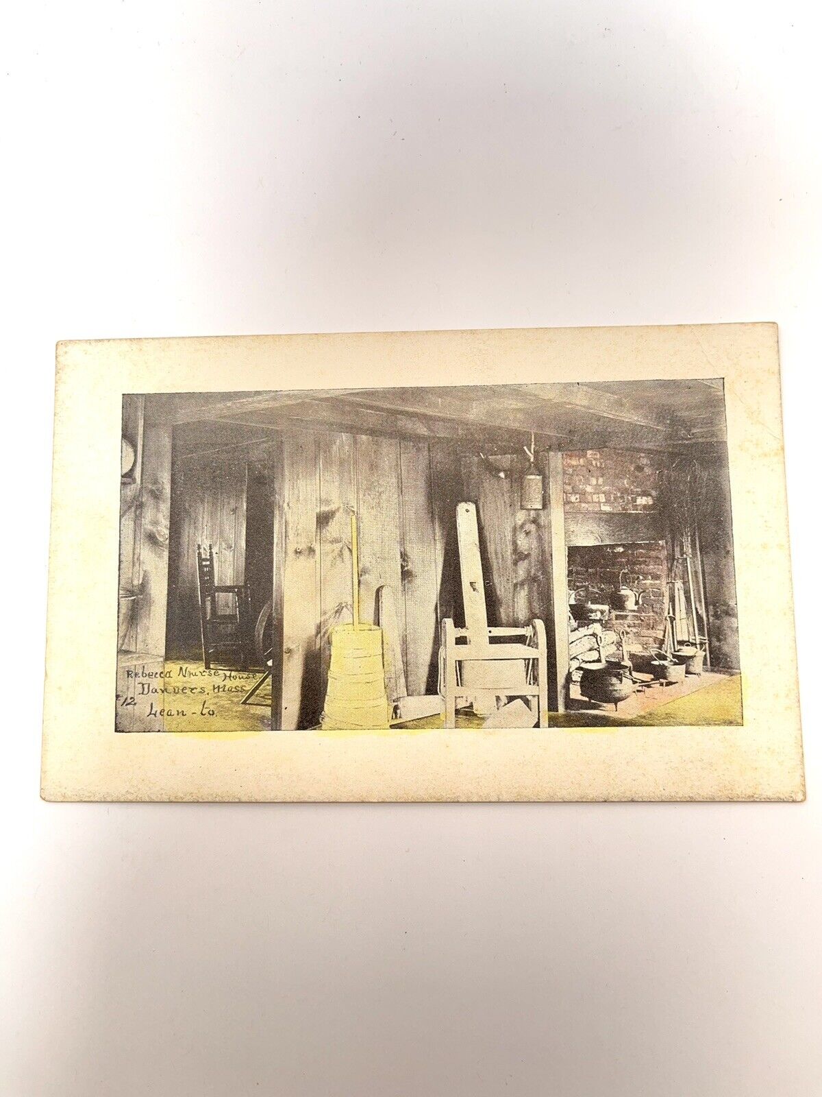 1910 Rebecca Nurse House Postcard Danvers, MA - Salem Witch Trials