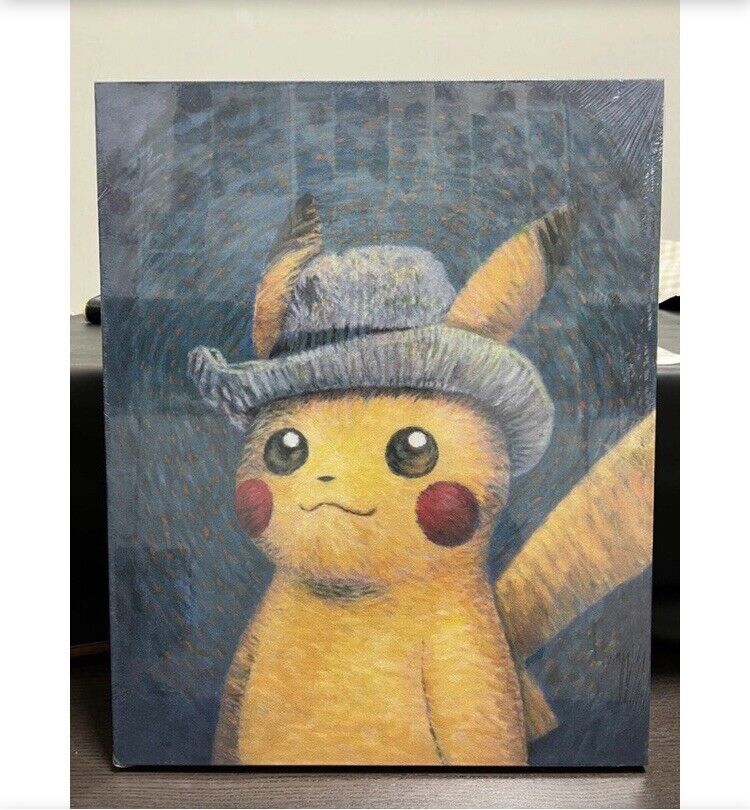 Pokémon Center X Van Gogh Pikachu Canvas Print Sealed