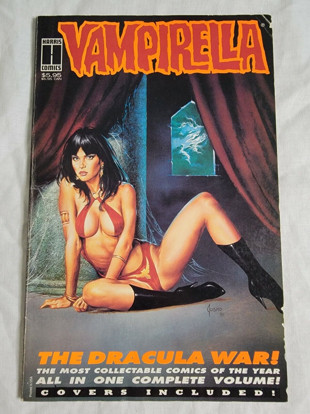 Harris Comics: Vampirella The Dracula War Cover by Jusko TPB : Save on Shipping