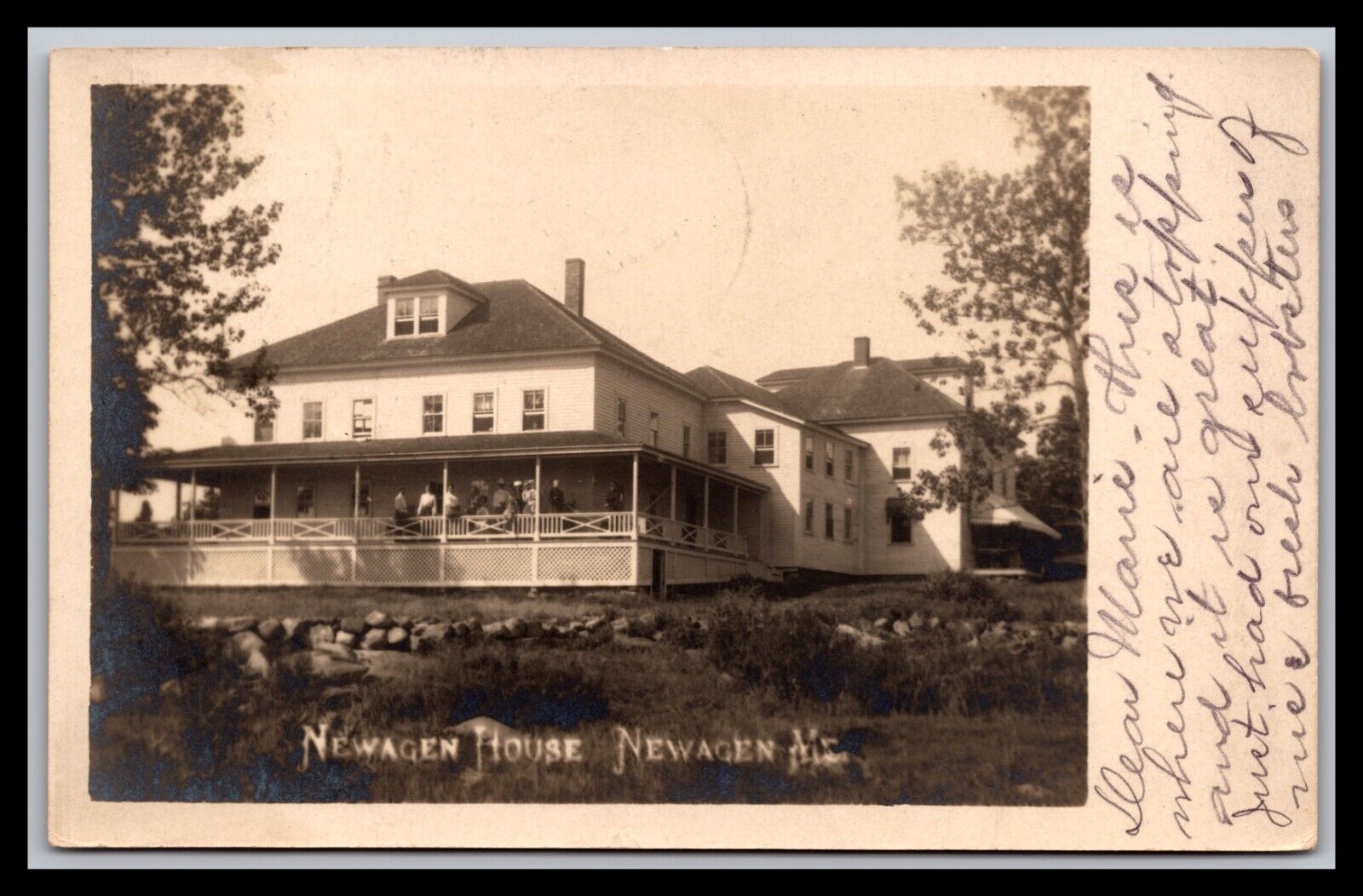 RPPC Maine  Newagen House - Newagen, ME 1907 
