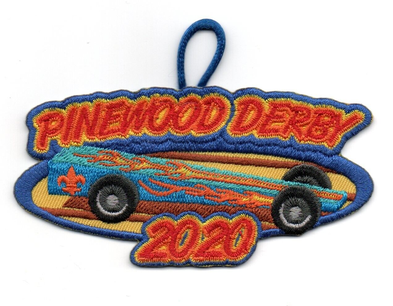 Cub Scouting 2020 Pinewood Derby Participant Award Patch, Mint
