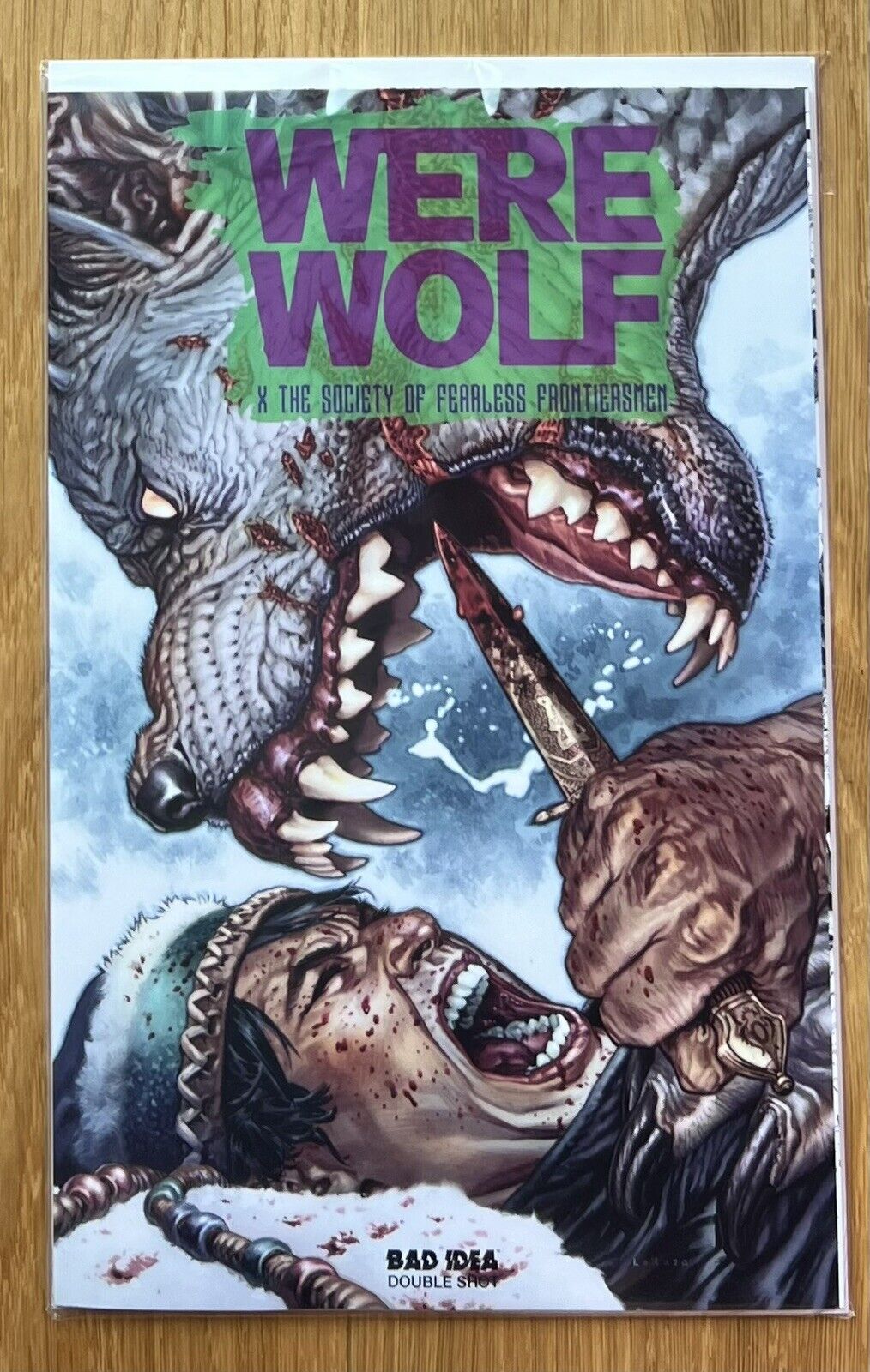 Bad Idea Comics WEREWOLF x THE SOCIETY OF FEARLESS FRONTIERSMEN #1 Double-Shot