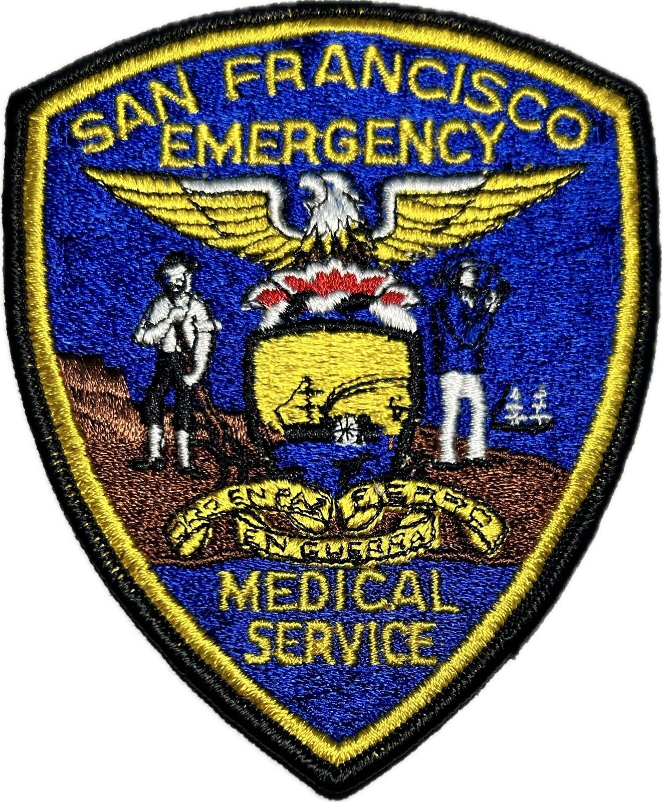 CALIFORNIA CA SAN FRANCISCO EMS EMERGENCY MEDICAL SVCS PATCH EMT PARAMEDIC #KFD
