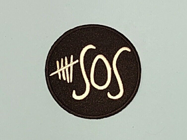 Rock Music Sew / Iron On Embroidered Patch:- 5 Seconds Of Summer 5SOS