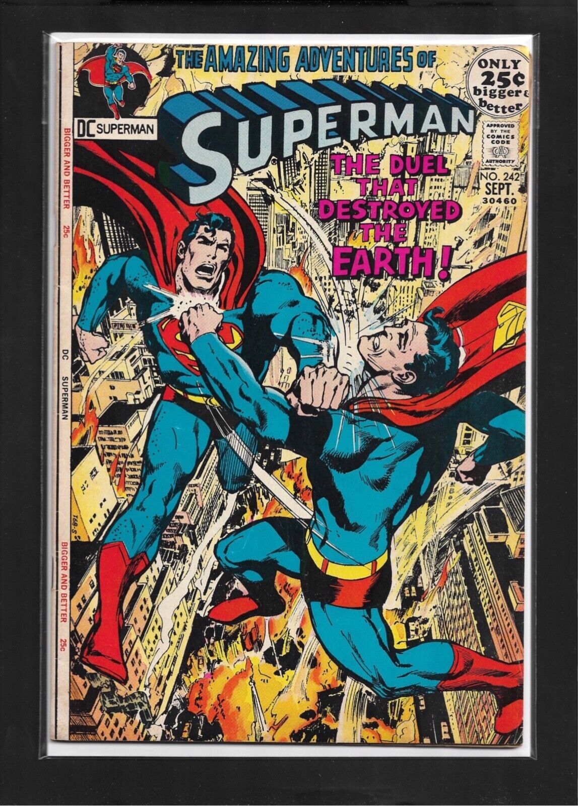 Superman #242 (1971): Neal Adams Cover Art Bronze Age DC Comics FN+ (6.5)