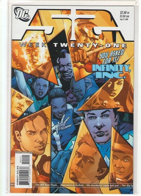 Fifty-Two #21 DC Universe 52 after Infinite Crisis  JLA Justice League 9.6