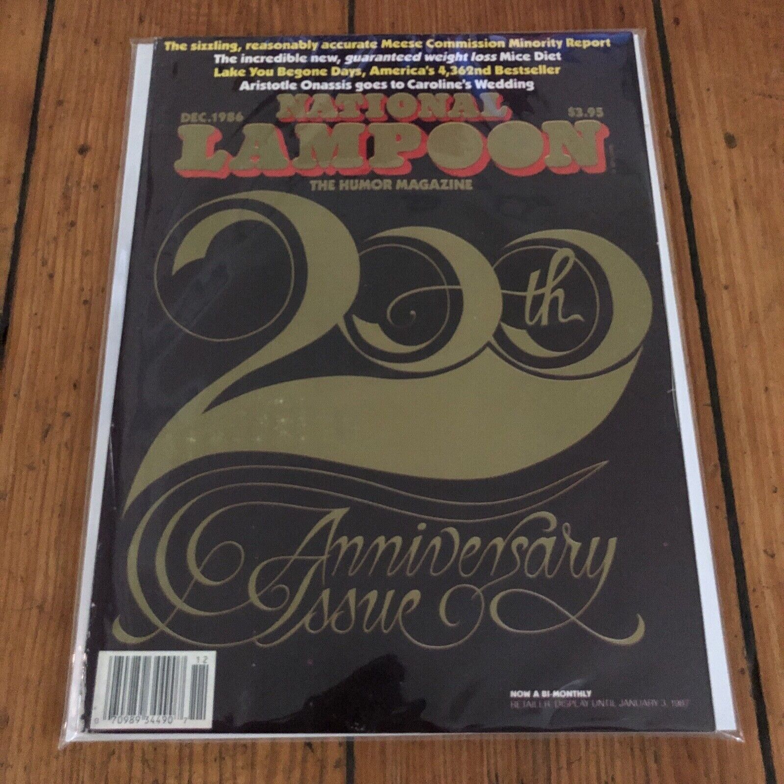 National Lampoon: Humor Magazine Dec. 1986, 20th Anniversary Issue #143 - (VG)