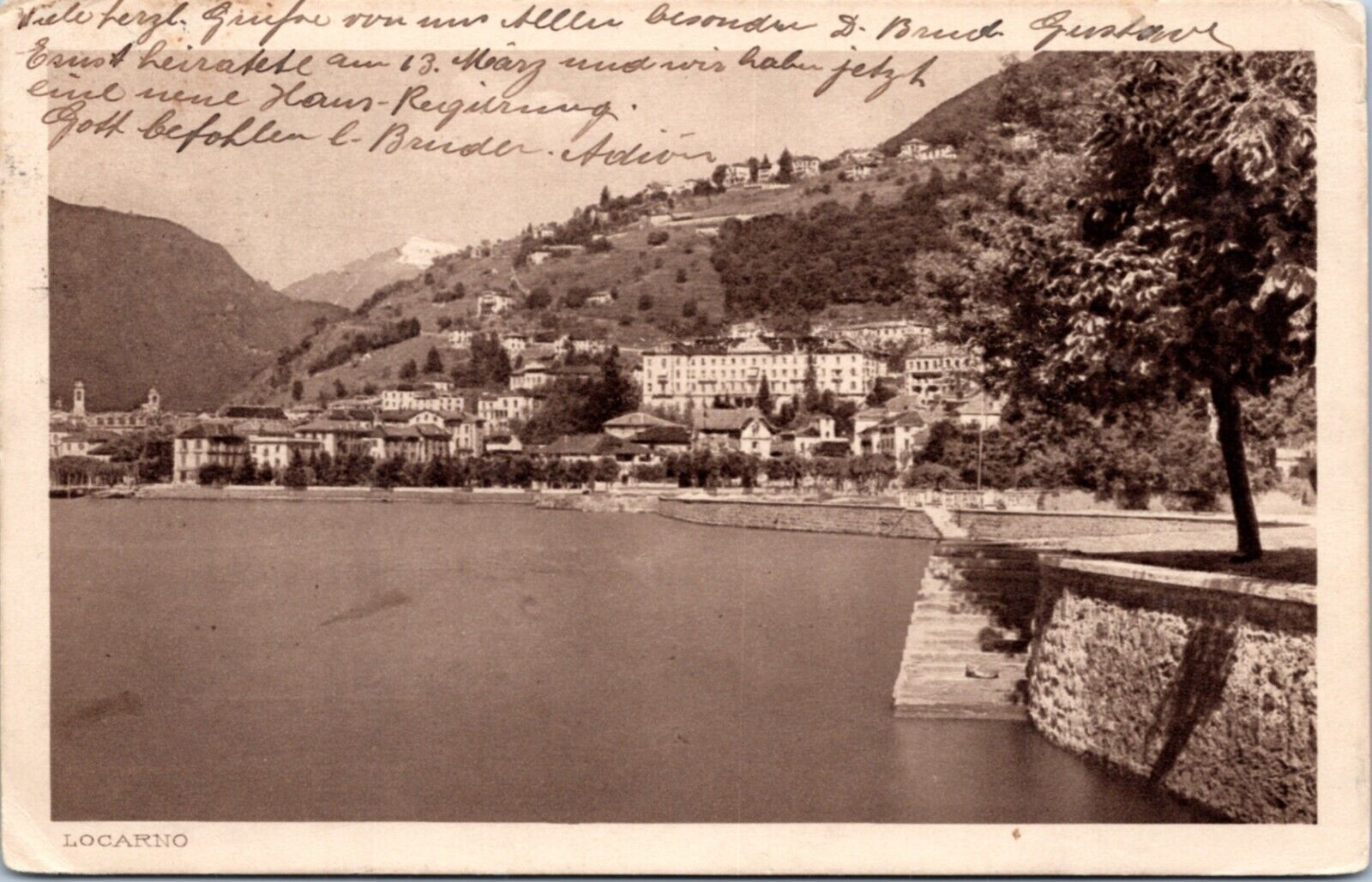 Postcard Switzerland - Locarno