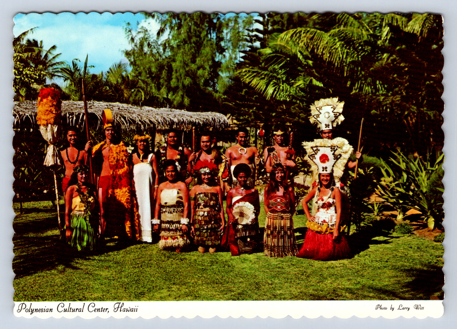 Vintage Postcard Polynesian Cultural Center Hawaii
