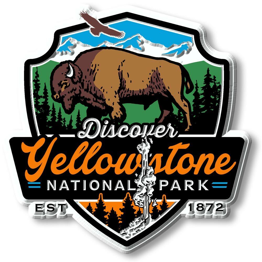 Yellowstone National Park Magnet by Classic Magnets