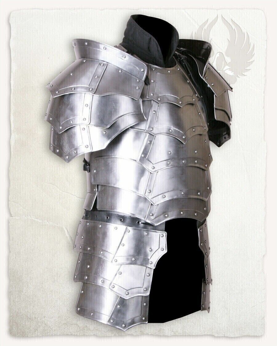 Custom Medieval Vladimir Half Body Armor Cuirass With Pauldrons Armor