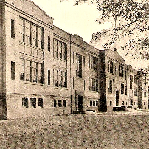 Central School Lake Charles 1920 Postcard Louisiana