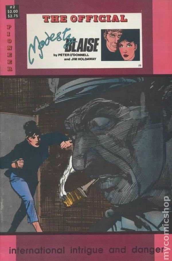 Official Modesty Blaise #2 FN 6.0 1988 Stock Image