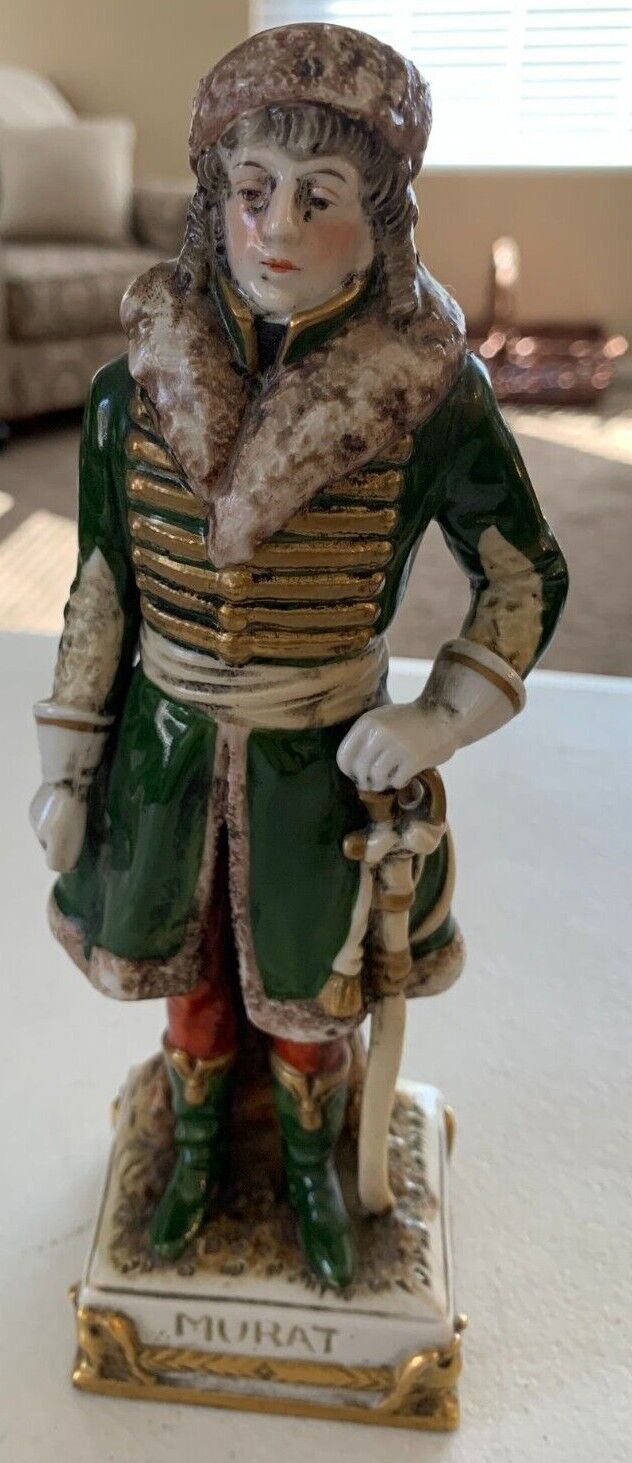 1900 Murat porcelain figurine Scheibe Alsbach German Napolean officer 
