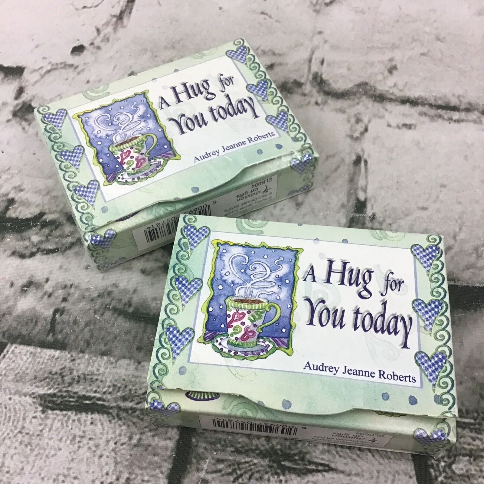 A Hug For You Today Audrey Jean Roberts Inspirational Mini Notecards 2 Boxes 