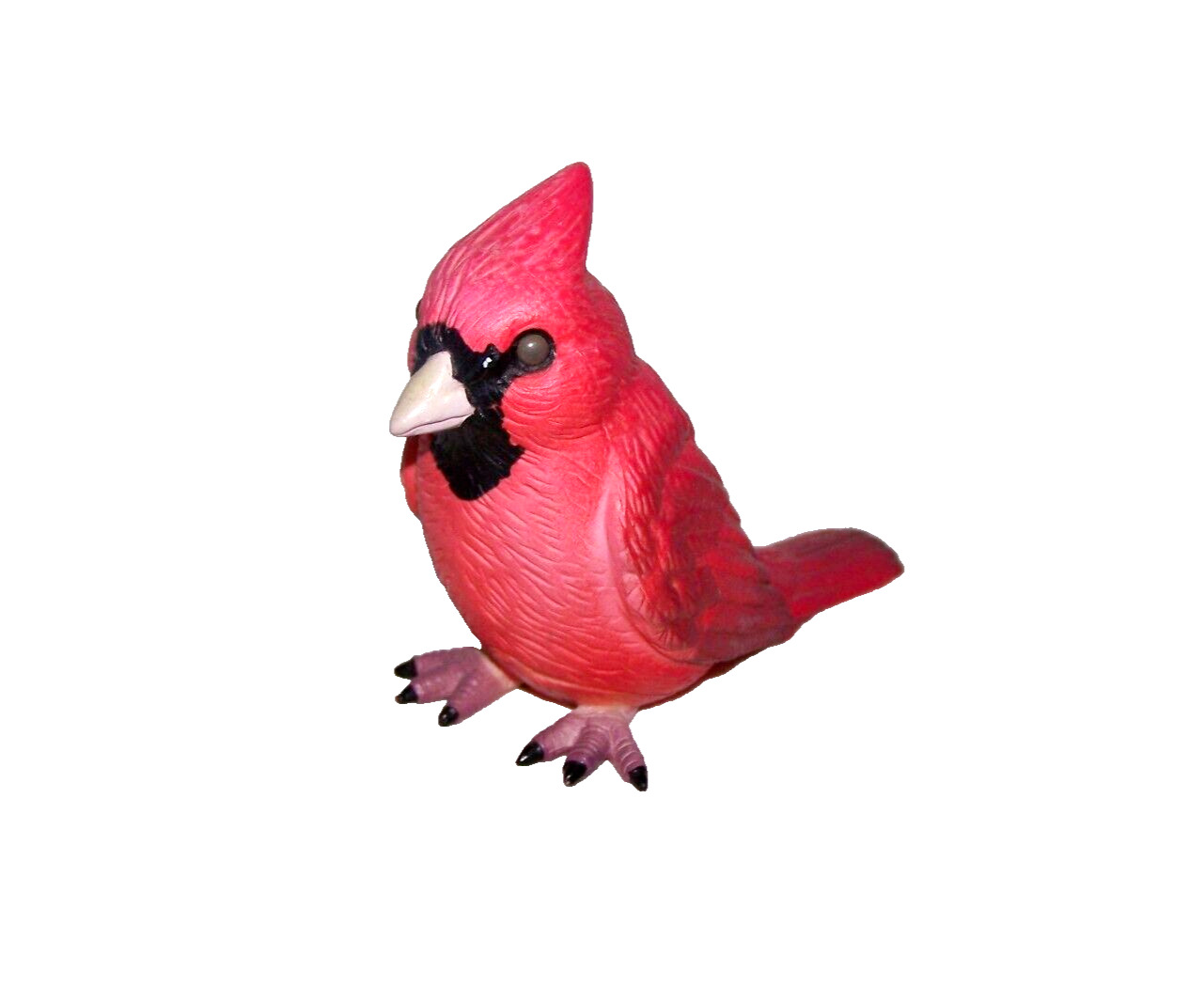 Vintage Rubber Cardinal ~ Shake to Make Bird Noises