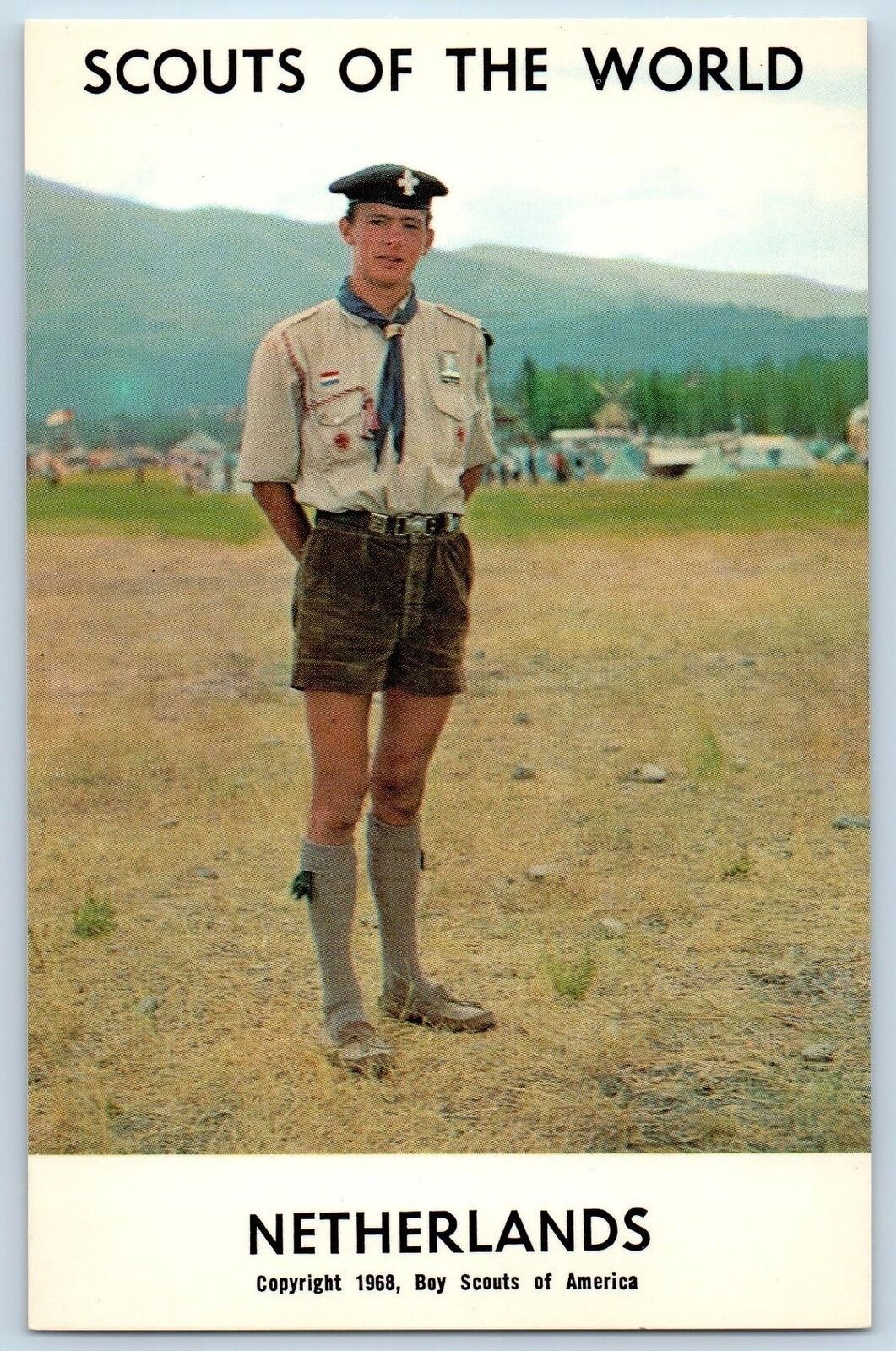 c1968\'s Netherlands Scouts Of The World Boy Scout Of America Youth View Postcard