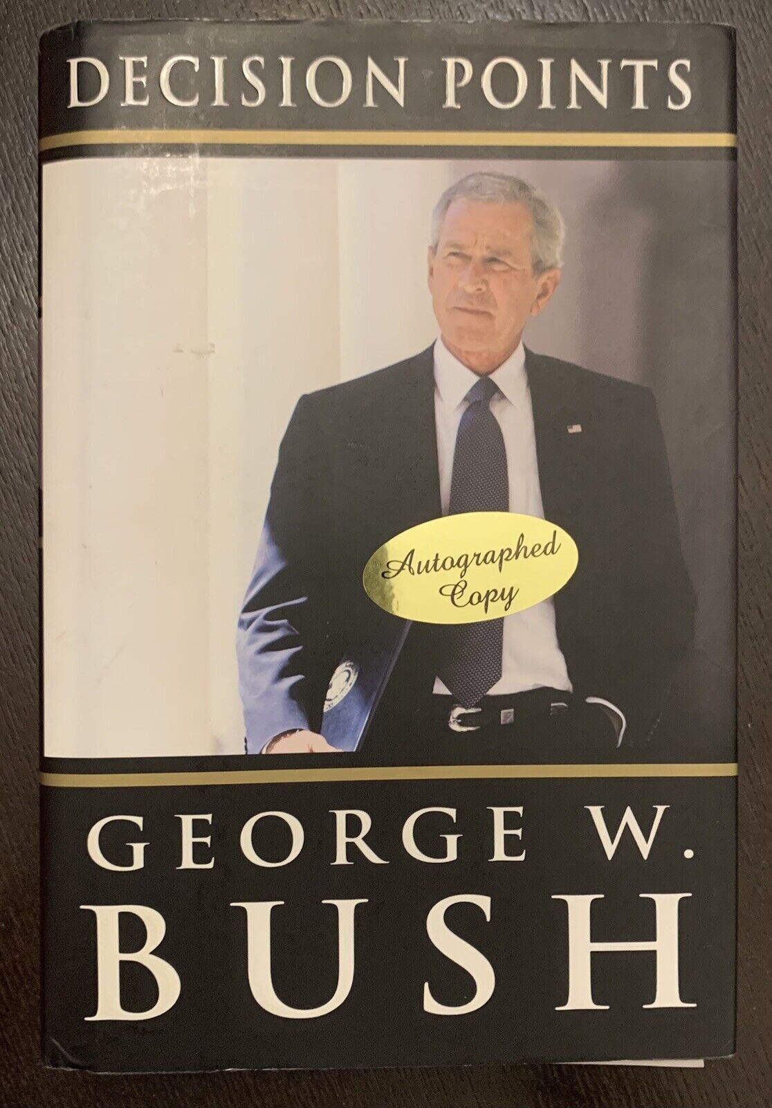 George W. Bush Signed Decision Points Book