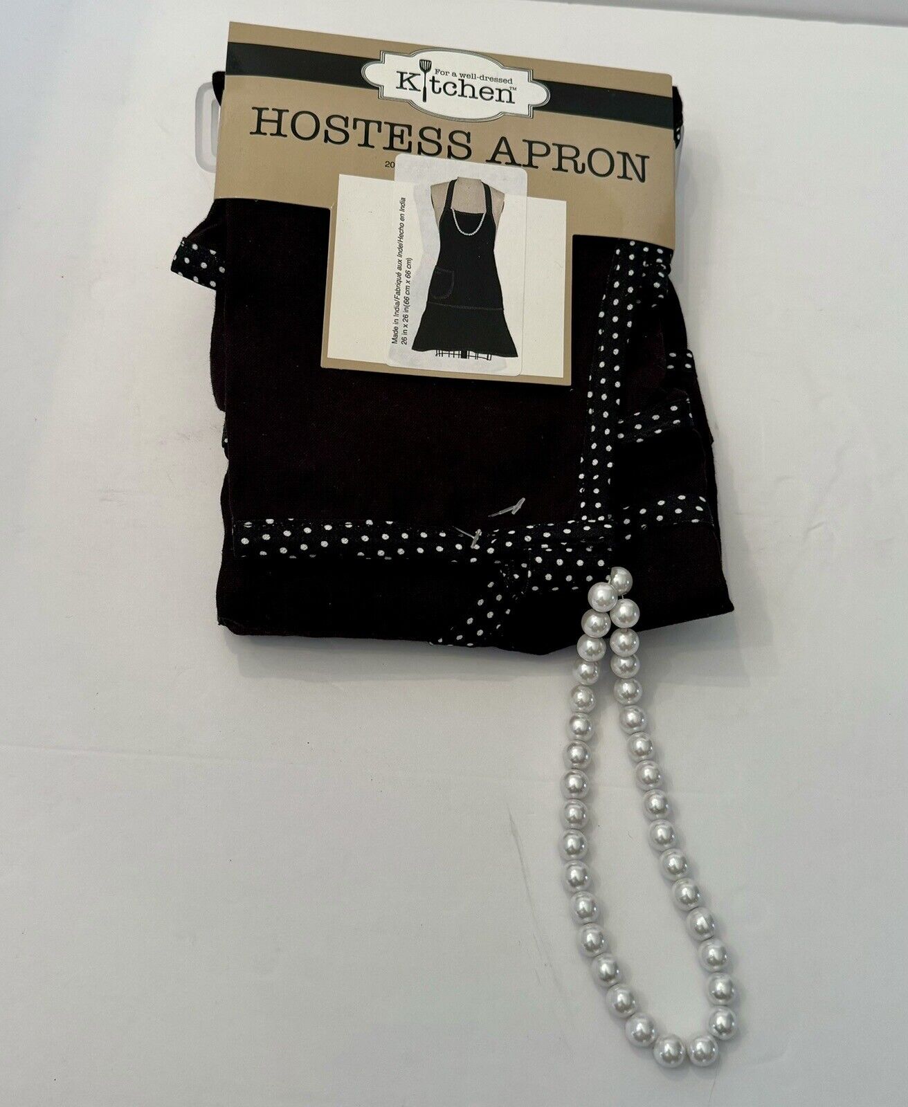For A Well Dressed Kitchen Hostess Apron Black