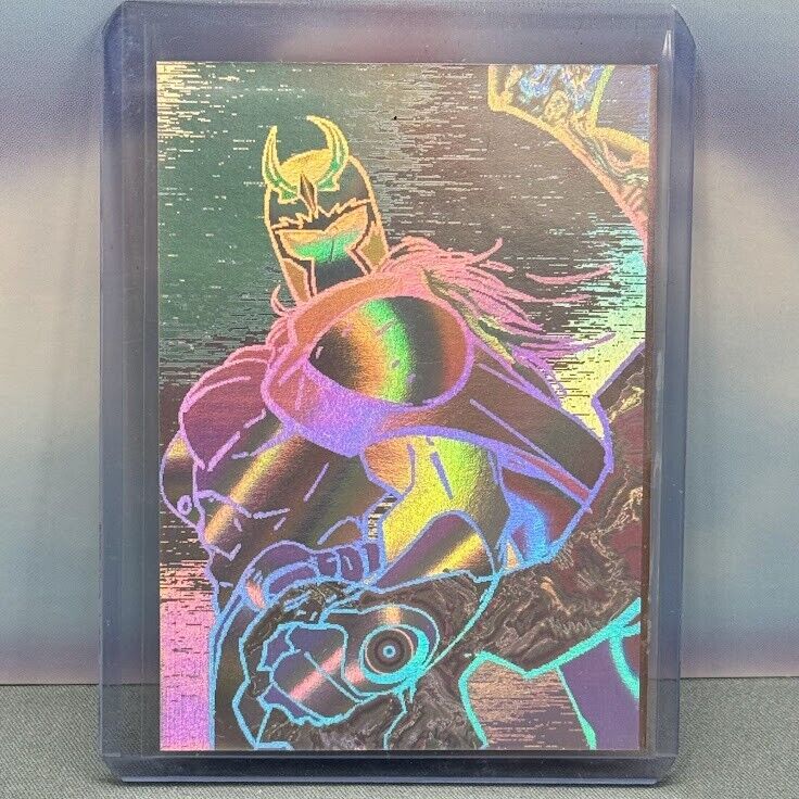 1996 Fleer Skybox Marvel/DC Amalgam Holopix Magneto #2 Insert Card