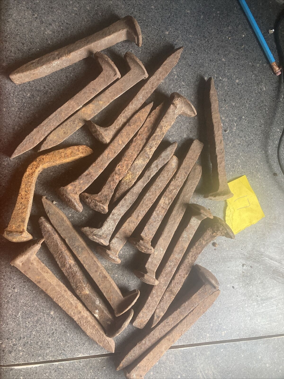 Lot Of 20 Railroad Spikes