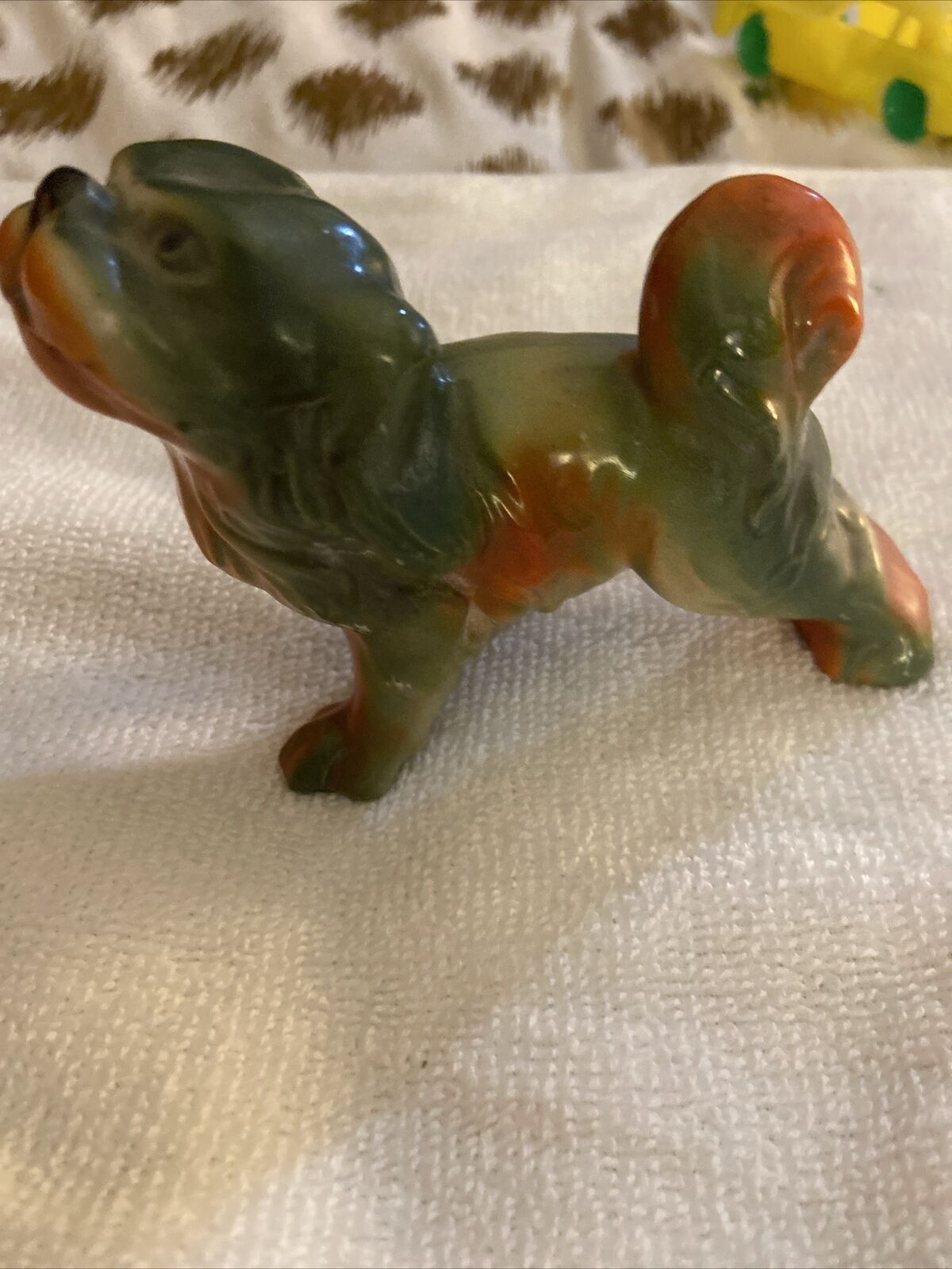 Vintage Ceramic Pekenese Dog Figurine 