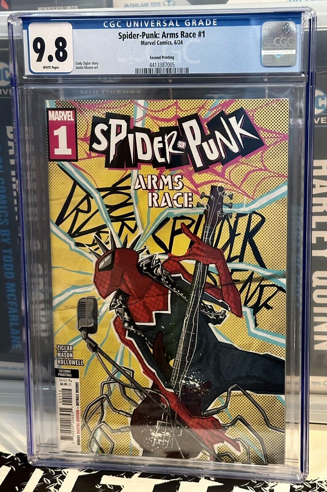 Spider-Punk Arms Race #1 Second Printing Baldeon Variant Cover Marvel Comics New