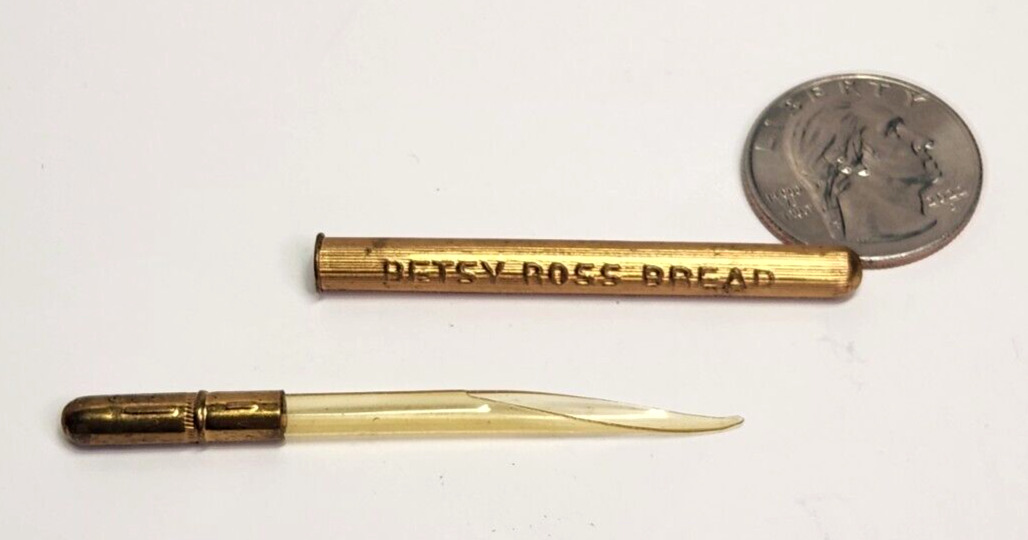Vintage Betsy Ross Bread Advertising Pocket Dip Ink Pen Holsum