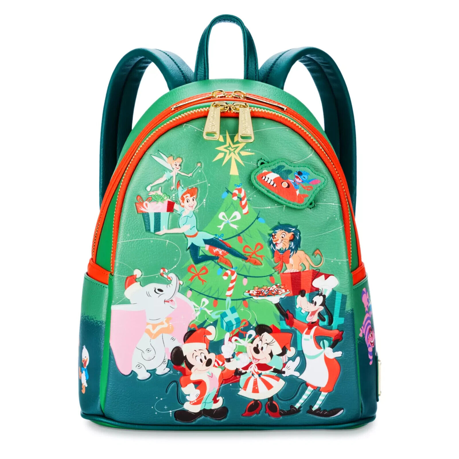 Disney Parks 2023 Loungefly Classic Christmas Mickey & Friends Backpack Glow