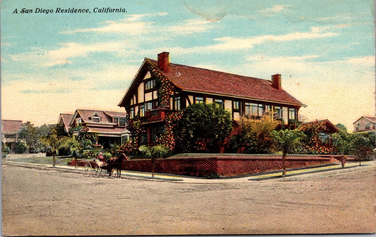 Postcard A San Diego Residence, California