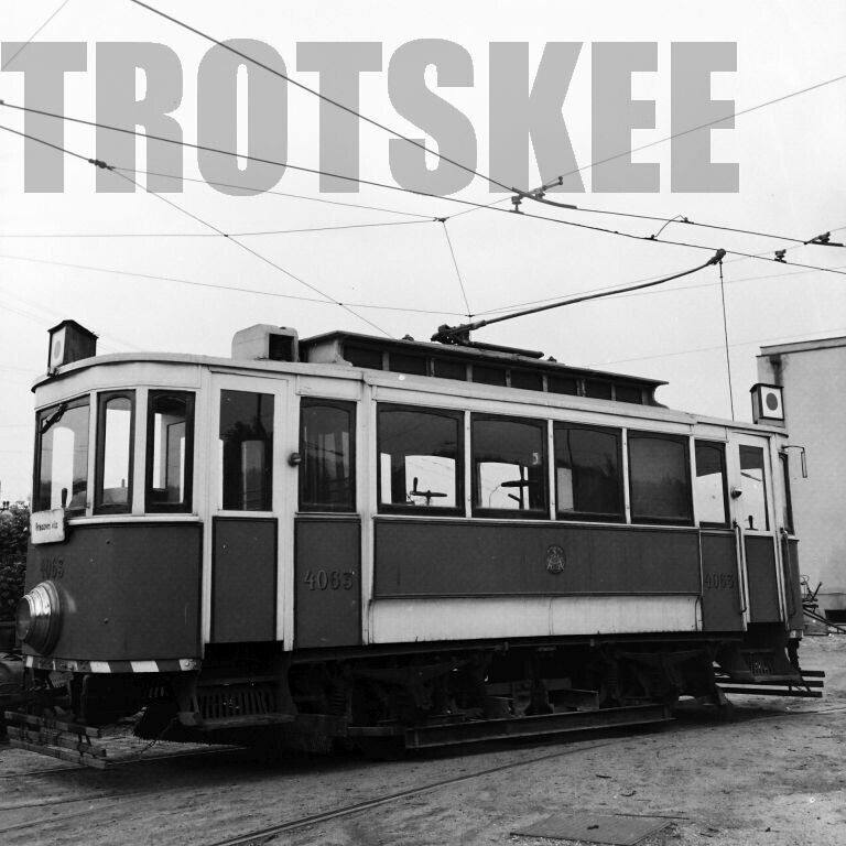 Larger Negative CZECH REPUBLIC Prague Tram Strassenbahn 4063 c1968