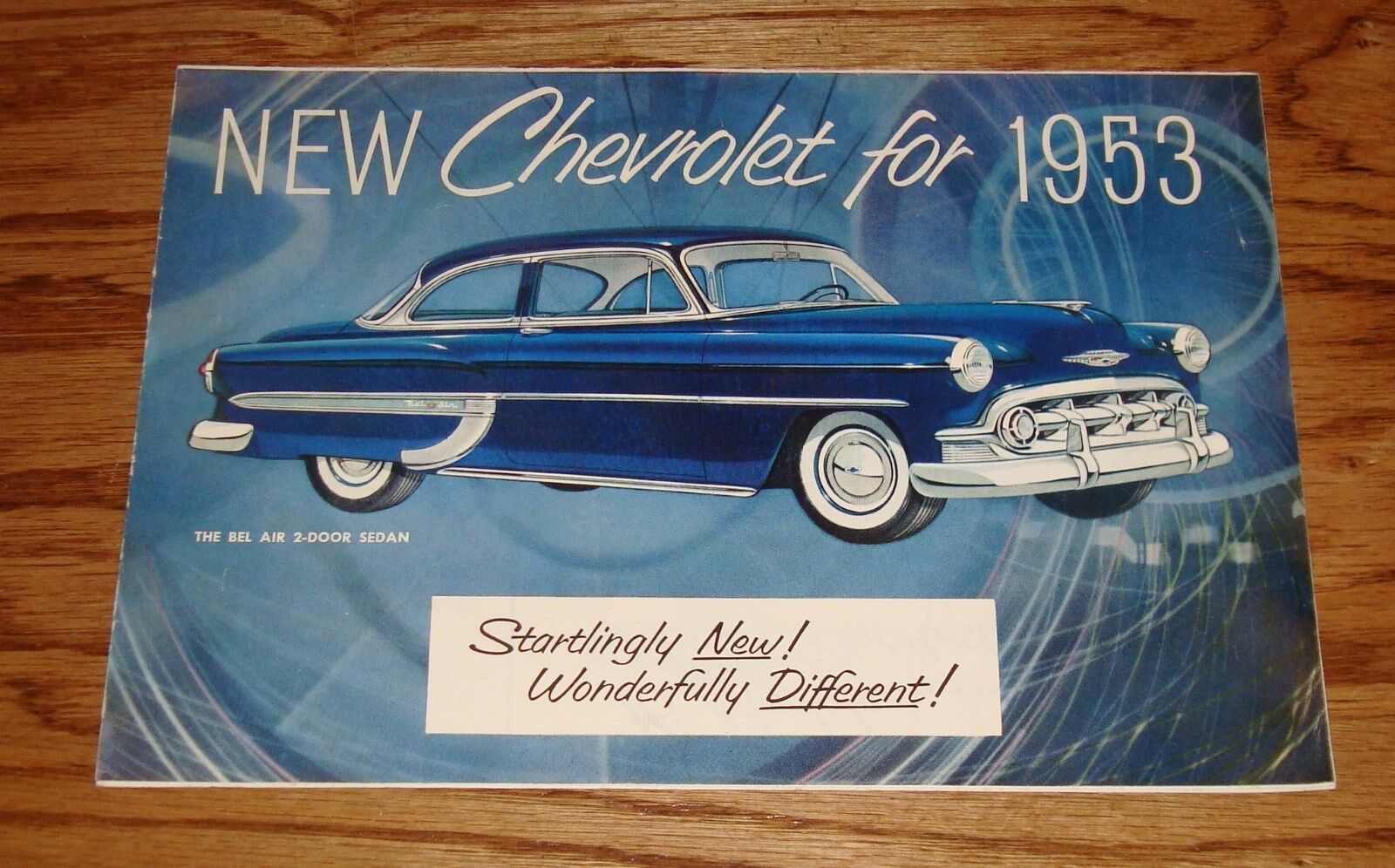 Original 1953 Chevrolet Full Line Foldout Sales Brochure 53 Chevy Bel Air