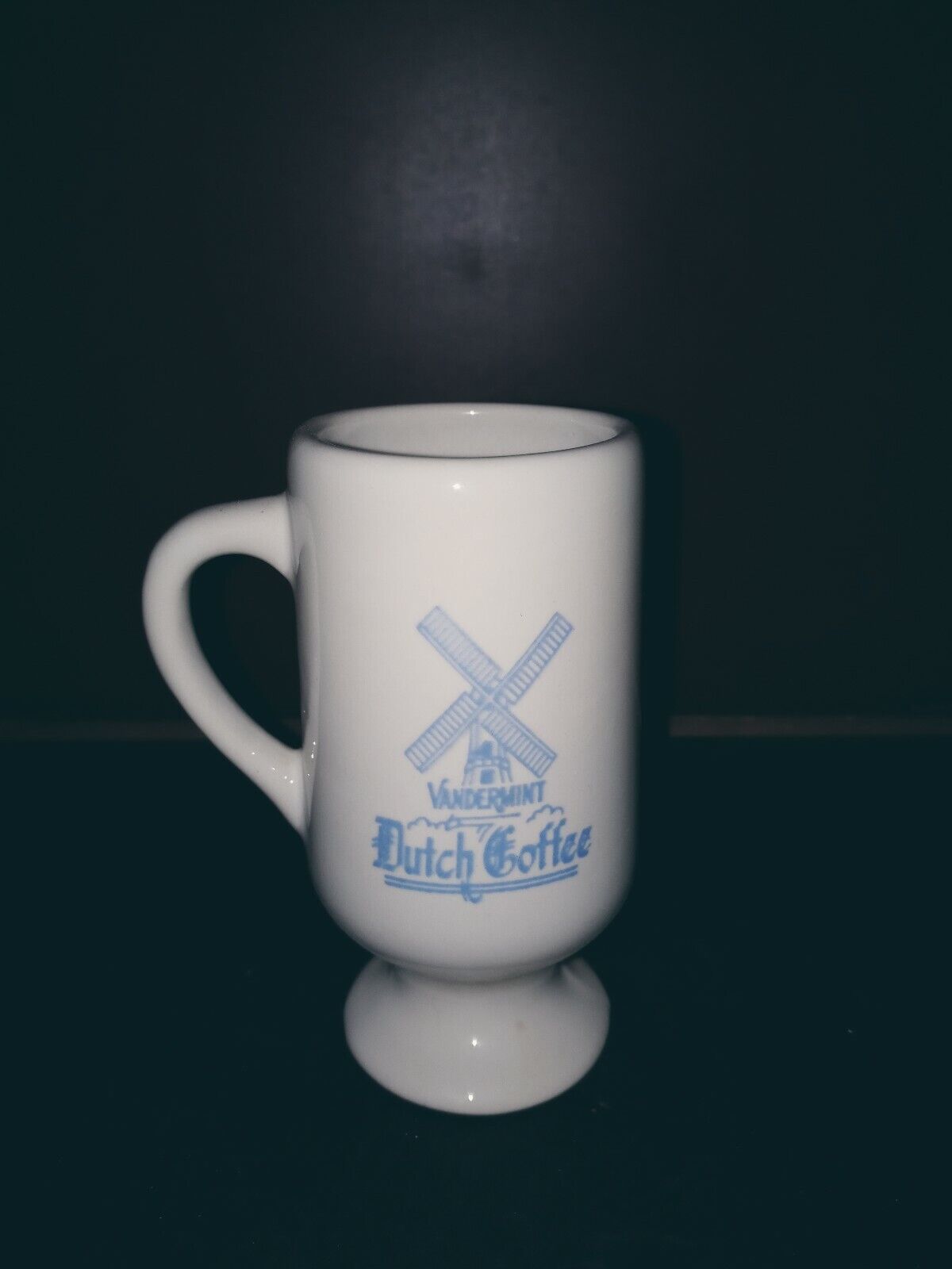Vintage Vandermint Dutch Coffee Cup Footed Pedestal 4 oz.