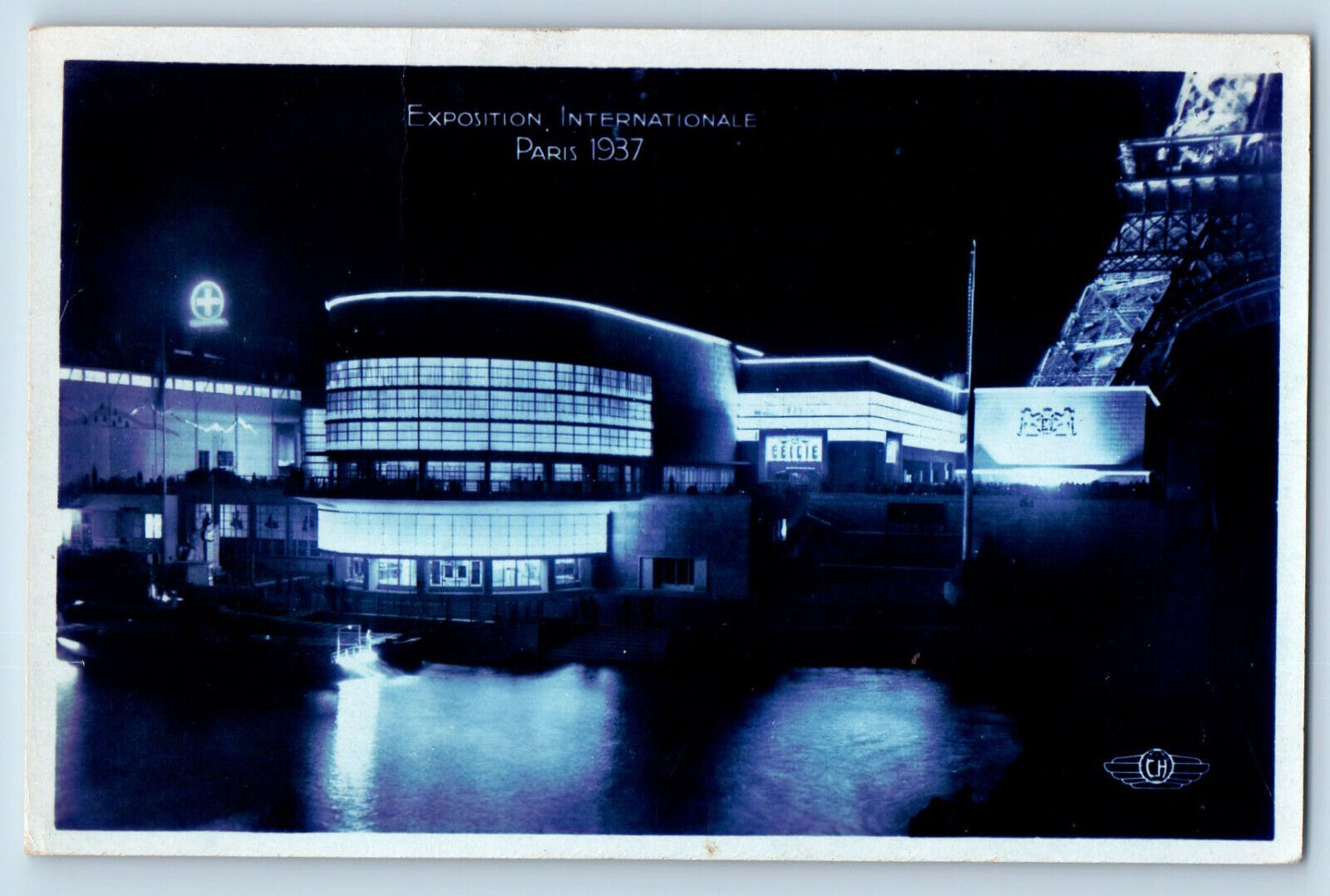 Belgium Postcard Belgian Pavillion 1937 International Expo RPPC Photo