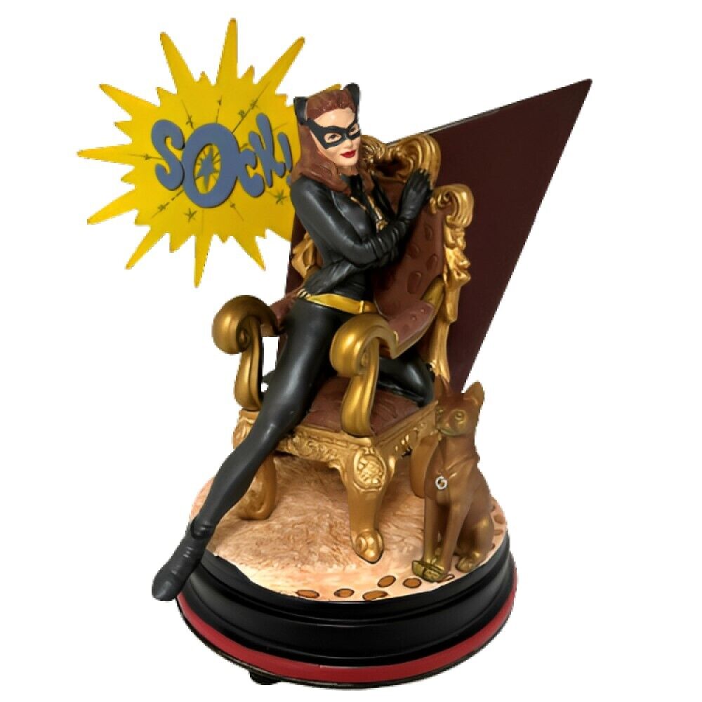 Bradford Exchange Catwoman Batman Classic TV Series #6 Illuminated Figurine 7.5\