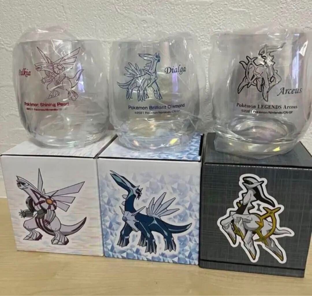 Pokemon Brilliant Diamond Shining Pearl LEGENDS Arceus Glass cup pre-order bonus
