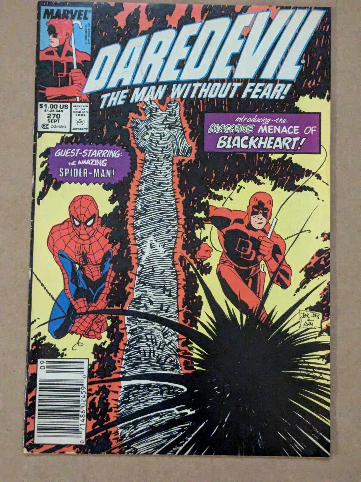 Daredevil The Man Without Fear Blackheart  # 270 Marvel