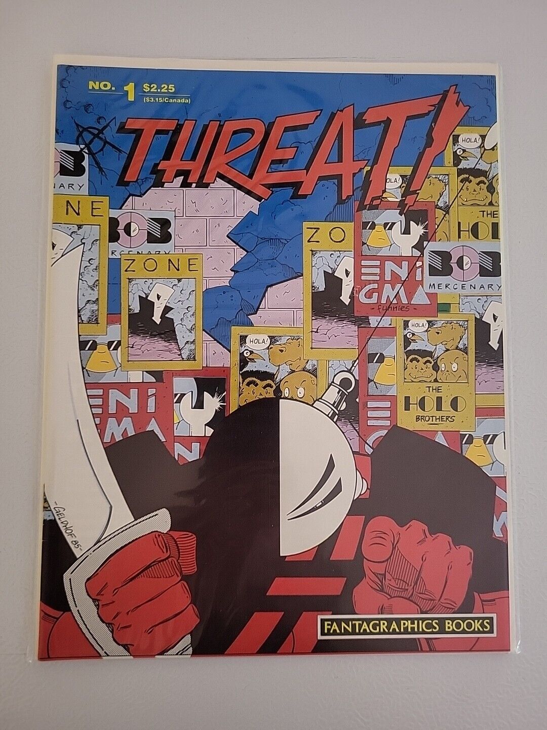 Threat  Fantagraphics  Books Issue # 1 - 1986.