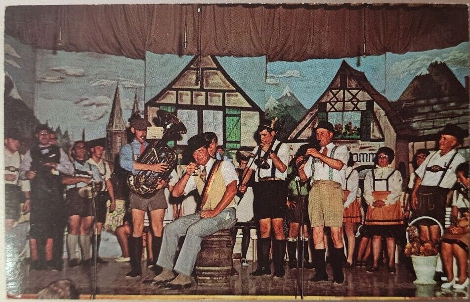 Amana People Celebrate Their German Heritage at Octoberfest Postcard 1971 Cancel
