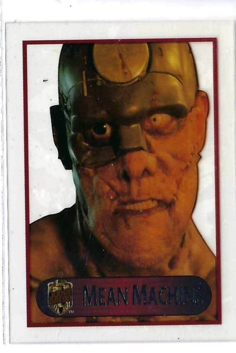 1995 Collectors Edge Judge Dredd Movie Preview Mean Machine