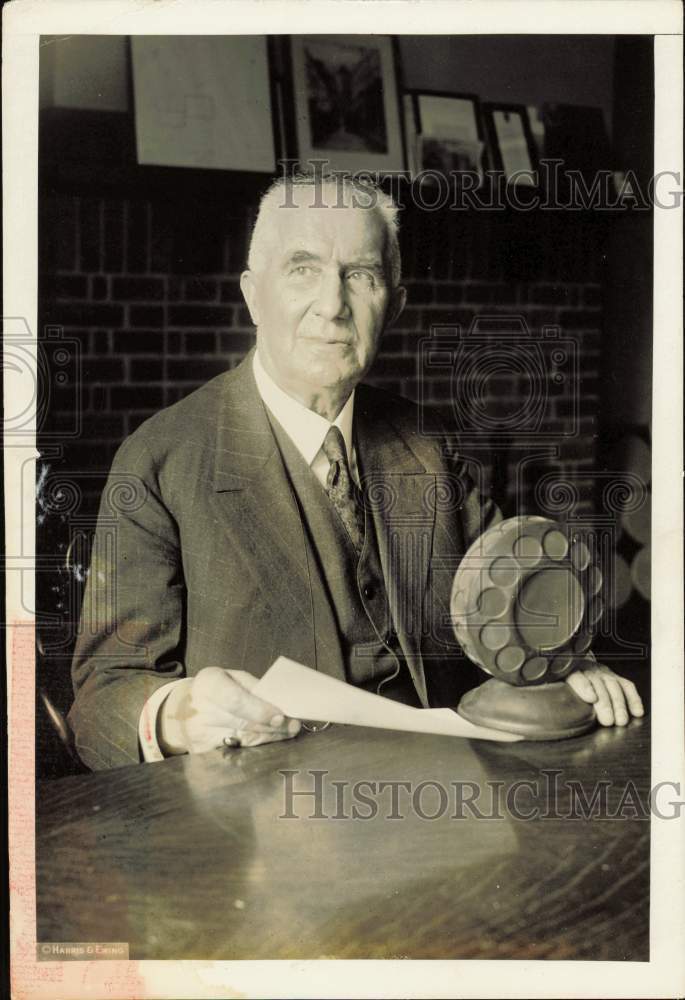 1929 Press Photo Emile Berliner, inventor of the microphone. - kfa46644