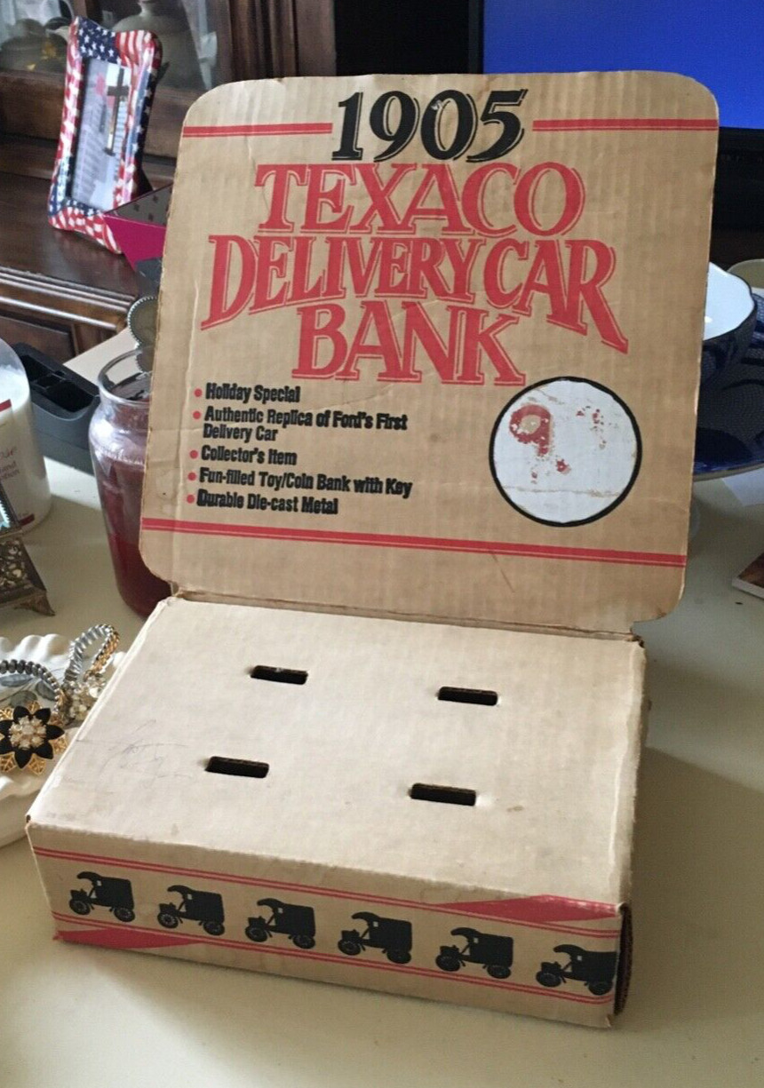 Retail Counter Top Display Stand for 1905 Texaco Delivery Bank #4 in series
